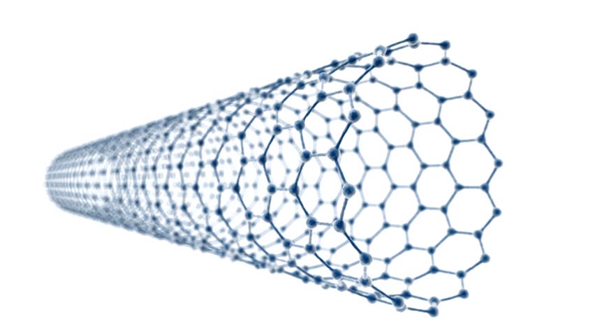 Conceptual animation revealing the structure of carbon nanotubes.