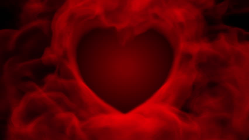 Smoke Red Heart Valentine Concept Stock Footage Video 1785806 Shutterstock 
