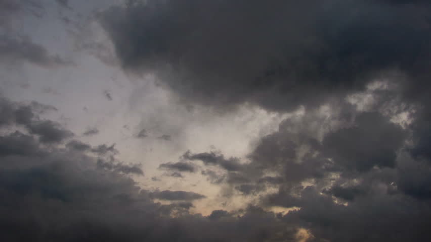 Moving clouds. timelapse 