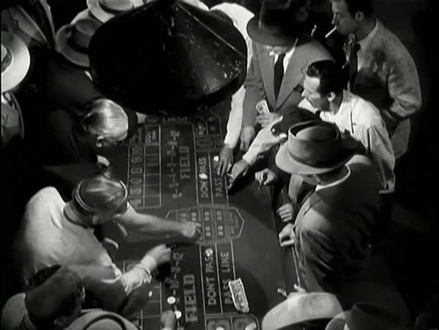 Men playing craps