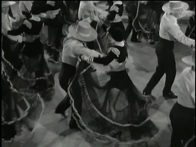 High angle view dancers dancing in Latin costumes