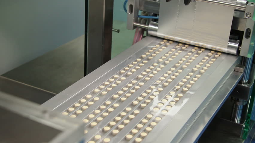Medicine Production. Pills. 