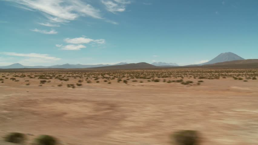 Desert terrain in the Andes