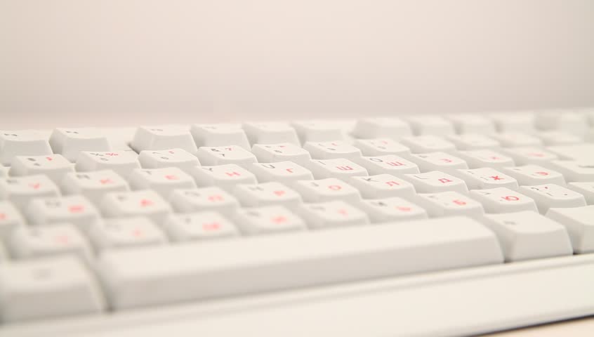 Keyboard typing (QWERTY and Cyrillic)