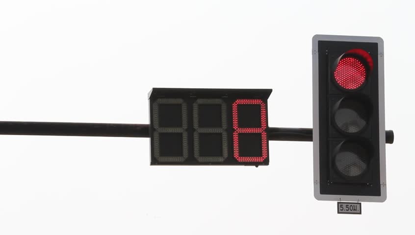 Countdown of traffic signs.