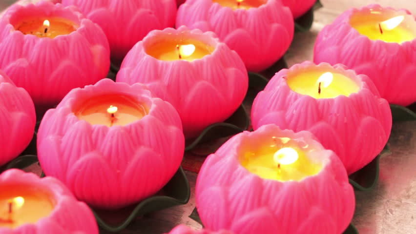 Chinese New Year Lotus Candle