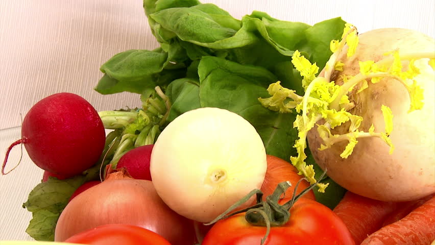 Vegetables, camera dolly