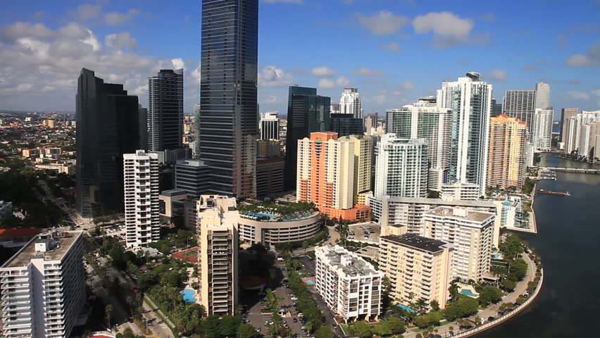 Aerial view of Downtown Miami