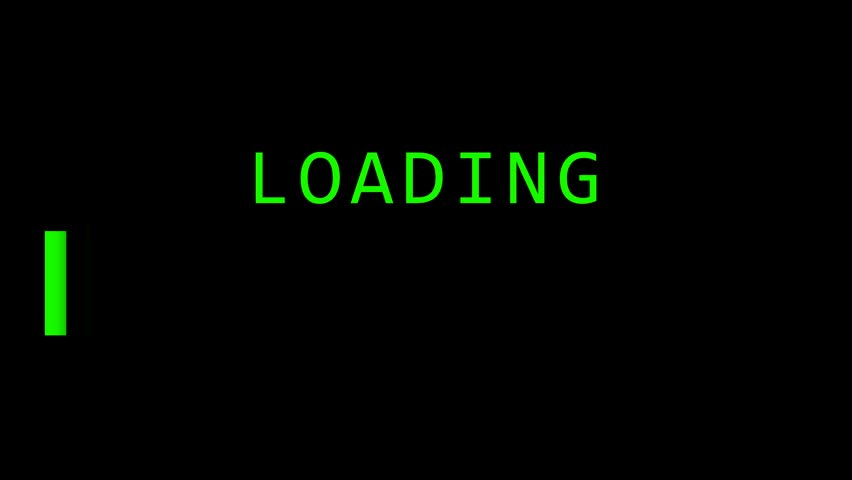 Pre-loading screen