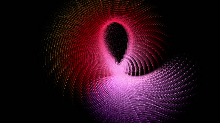 futuristic video animation with moving object