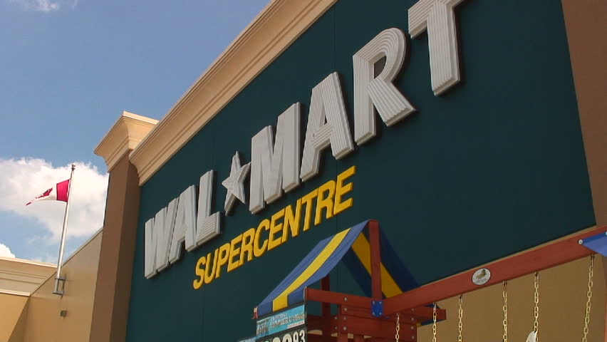 View of Walmart from the outside