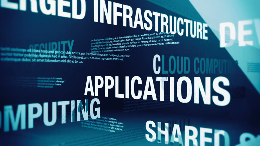 Cloud Computing Related Terms Background Loop