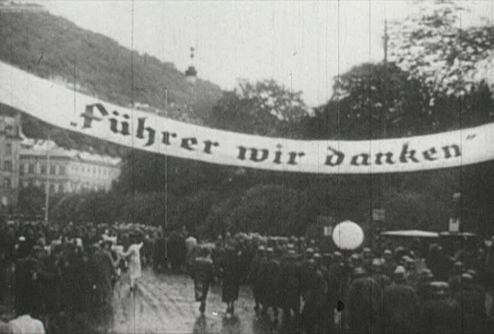 GERMANY- CIRCA 1942-1944: World War II, Parade for Hitler