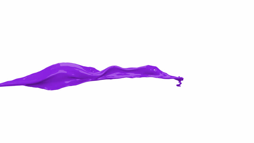 Isolated paint splash with alpha channel