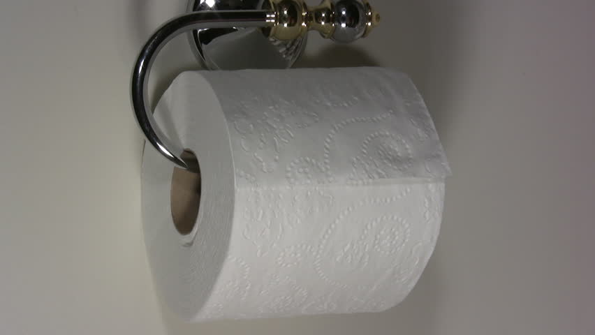Running out of toilet paper, time lapse.