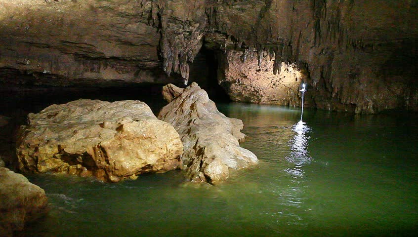 heaven and hell  underground cave and source of water (Mersin Turkey)