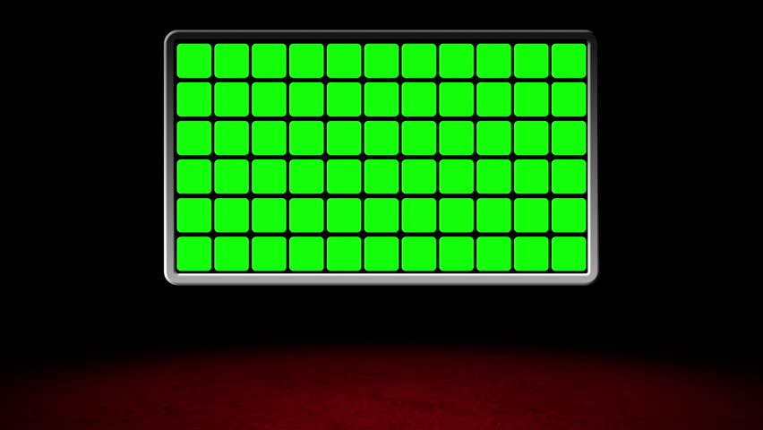 Red Carpet design Virtual Studio.

You can use your custom footage in the screen by replacing the green areas by using chroma key.Also you can loop it by using dissolve.
