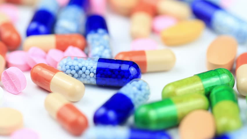 colorful pills