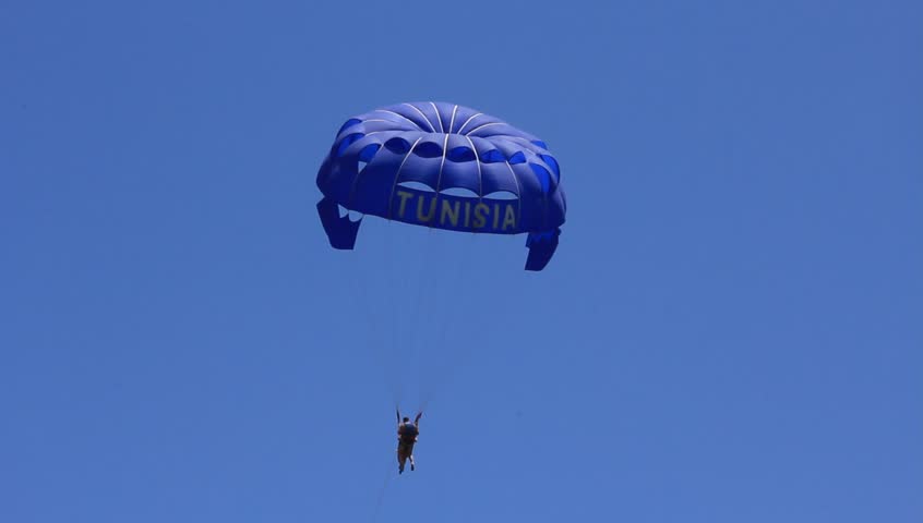 Parasailing in Tunisia