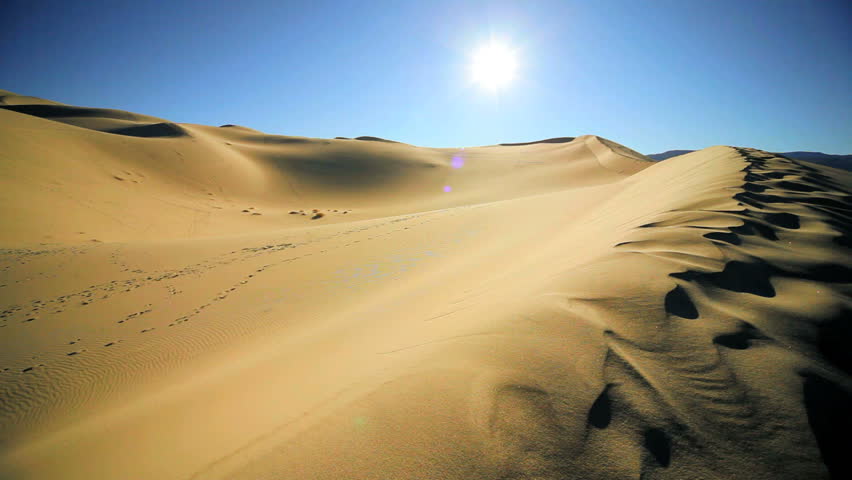 Barren desert environment landscape