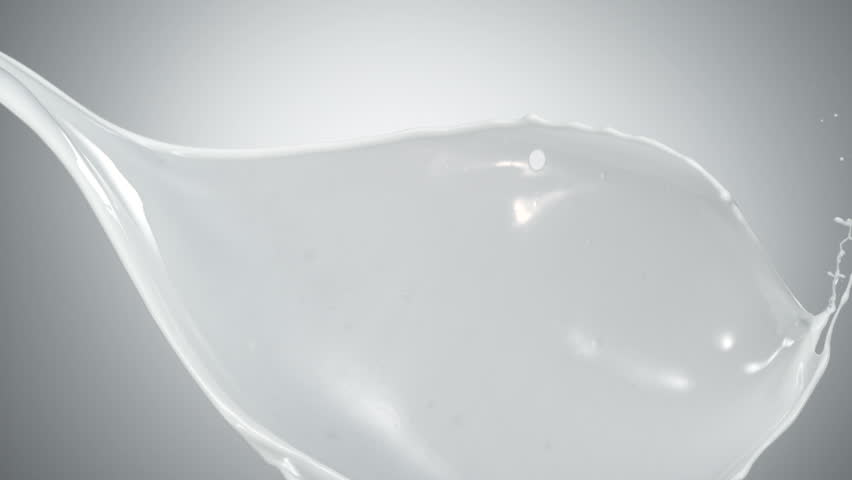 Milk splash in the air shooting with high speed camera, phantom flex.