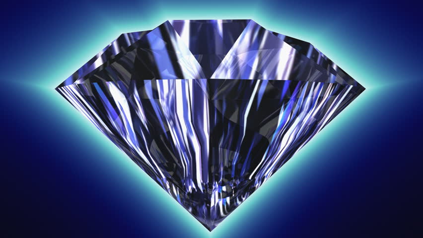 Spinning  3d Diamond