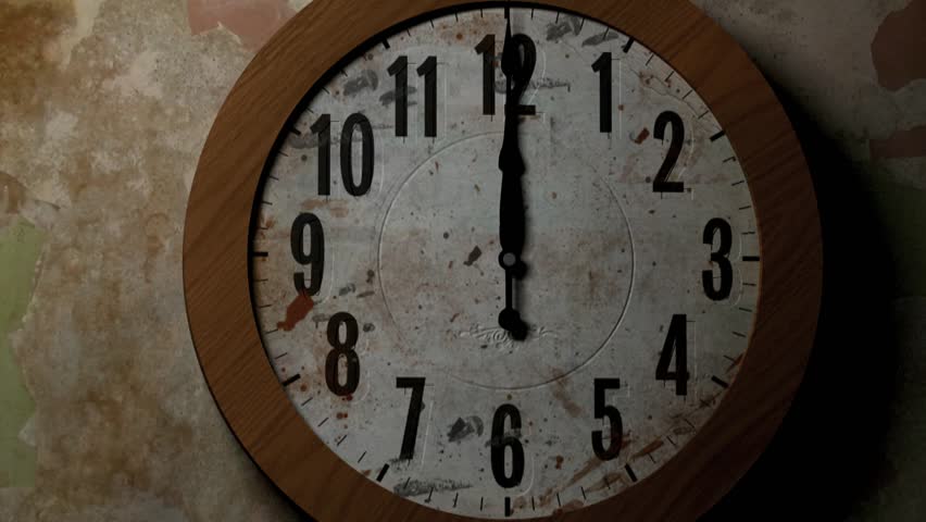 clock hands moving fast