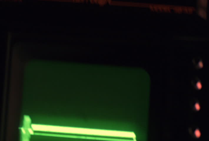 Closeup of monitors and equipment