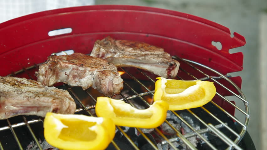 Barbecue Grill At Weekend
