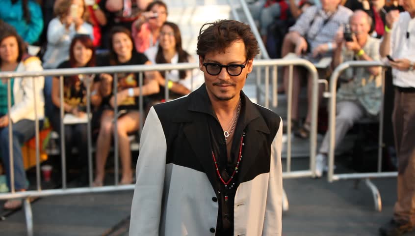 ANAHEIM - MAY 7: Johnny Depp at the world premiere of 'Pirates of the Caribbean: On Stranger Tides' held at Disneyland in Anaheim, CA on May 7, 2011