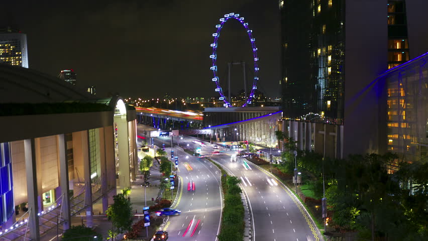 Singapore at night