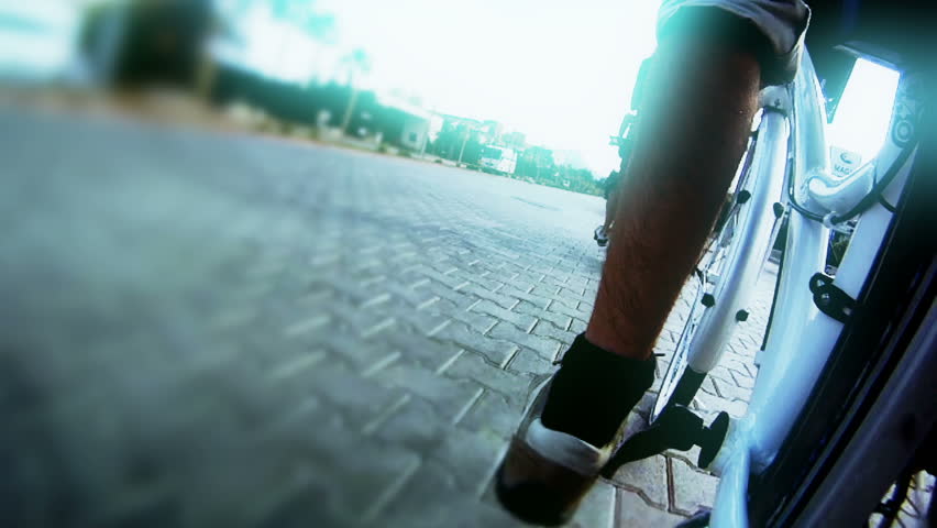Ride on the bicycle
