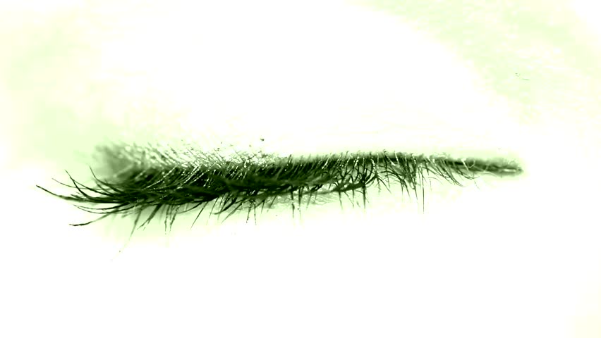 Women's eye close up colorized