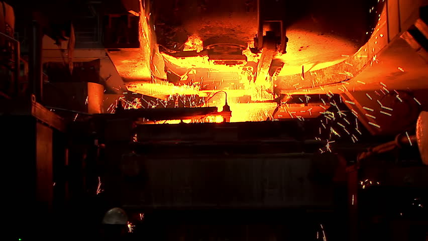 Iron and Steel Works. Metal smelting.