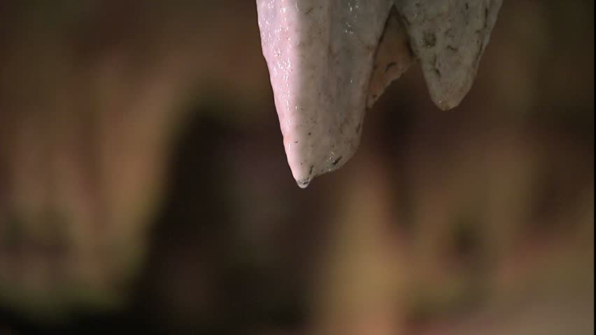 dripping stalactite