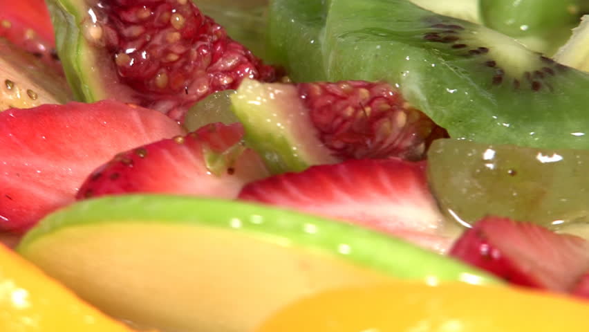 Fruit cake closeup