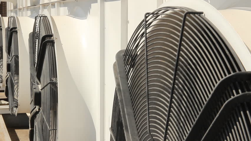 Industrial air-conditioning, fan blades