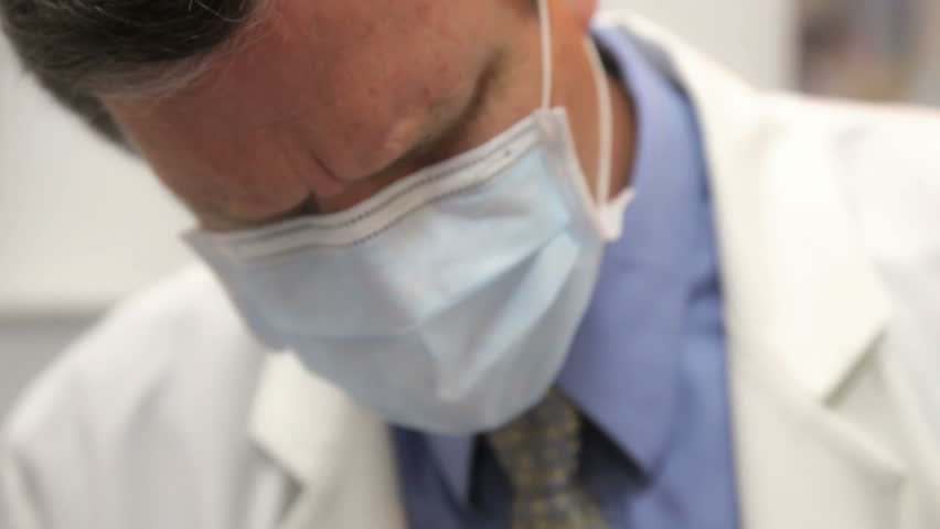 Dental exam being given by the dentist