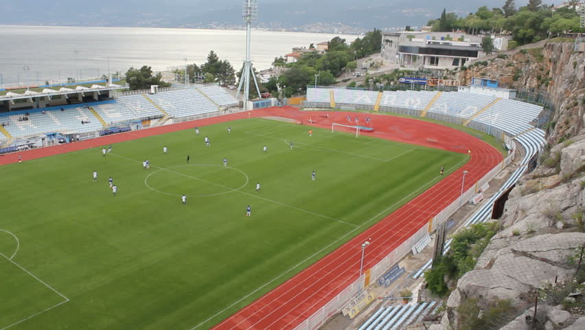 RIJEKA, CROATIA - JUNE 9: Soccer match between HNK Rijeka and F.A. Abuja (friendly match) on June 9, 2012 in Rijeka, Croatia