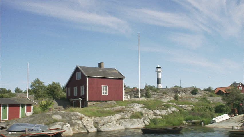 Red cottages
