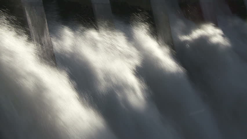 Spillway on the Kananaskis Dam, Alberta, Canada