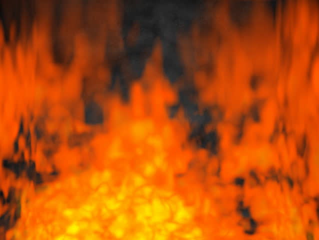 Computer-generated animated flame (slow motion)