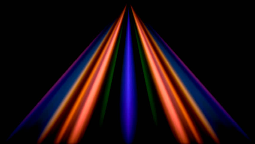abstract rainbow light beam