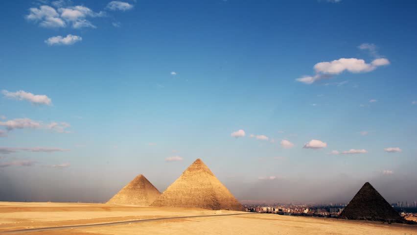 Egyptian Pyramids Time Lapse
