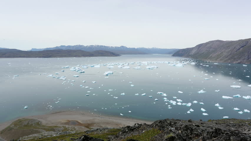 Qooroq Icefjord in South Greenland near Narsarsuaq