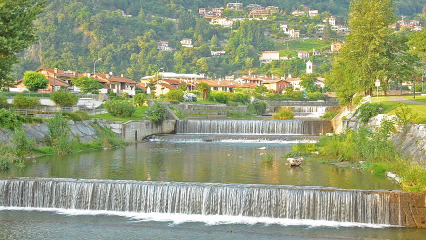 weir in a river