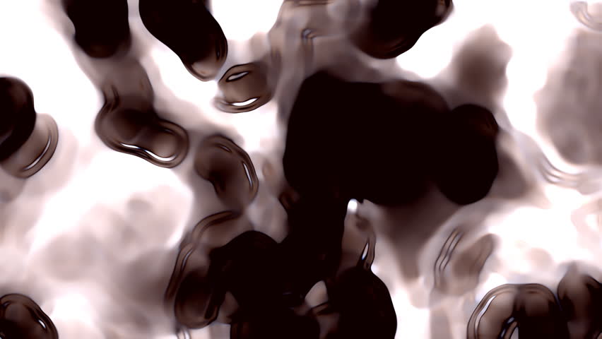 Yellow microscopic particles bright abstract
