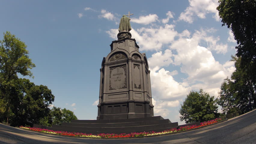 Monument to Saint Vladimir (1853) in Kiev