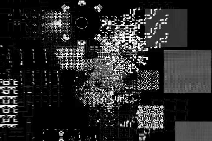 White Geometric Motion Graphics