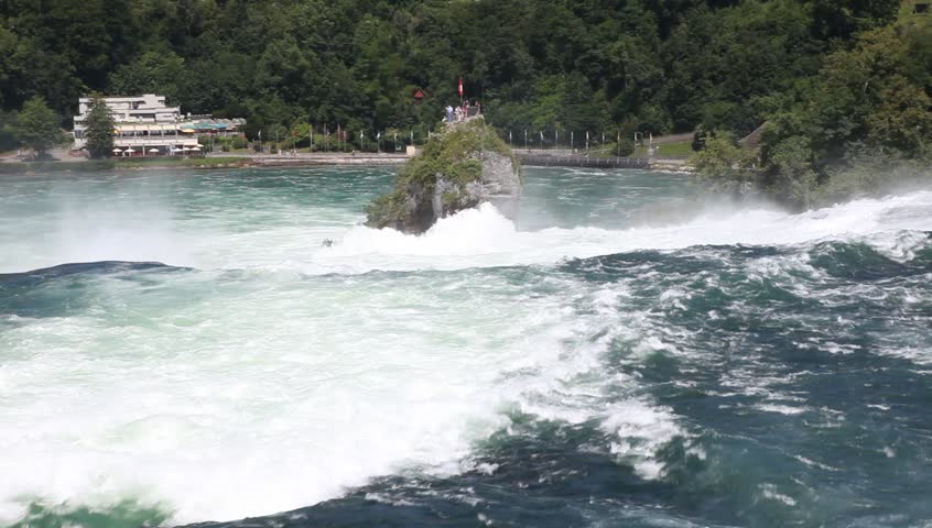 Rhine Falls near Schaffhausen in Switzerland